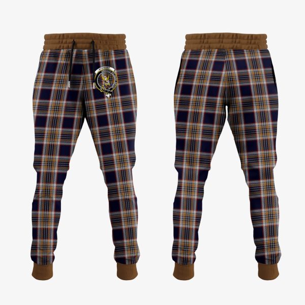 Stewart Navy Tartan Crest Jogger Sweatpants Online now