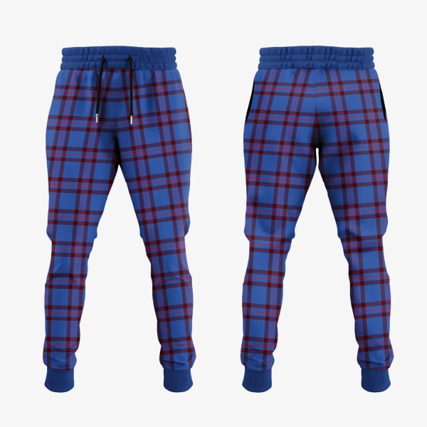 Elliot Modern Tartan Crest Jogger Sweatpants Supply - Image 2