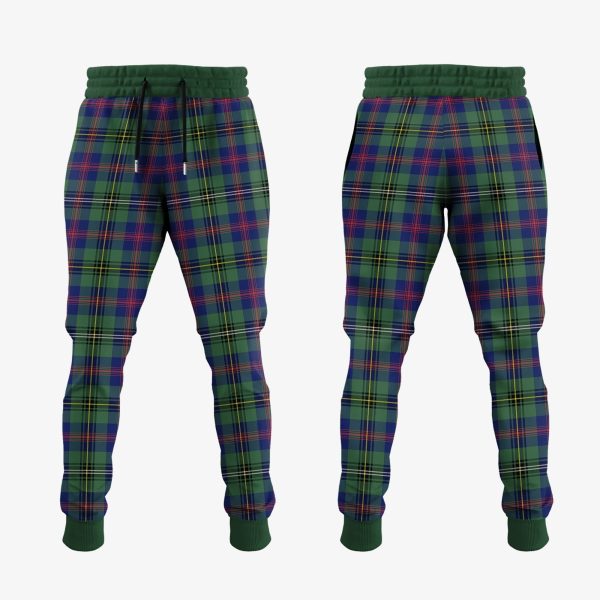 Wood Modern Tartan Crest Jogger Sweatpants For Discount - Image 2