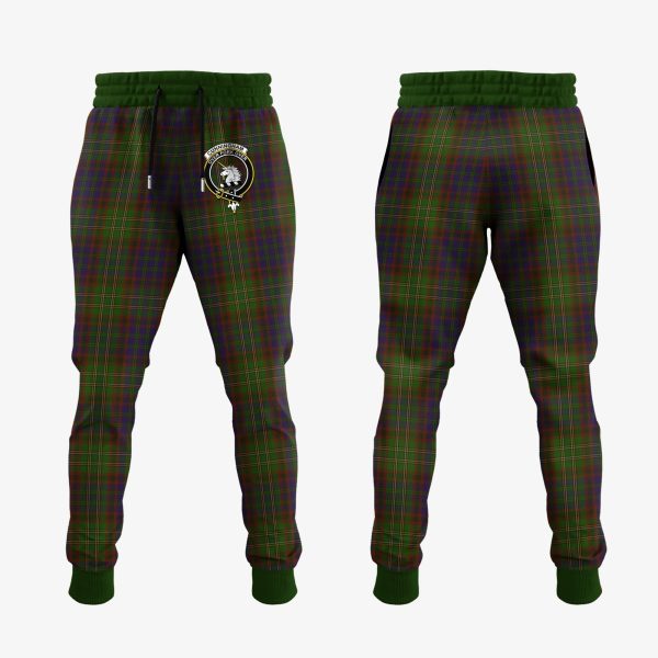 Cunningham Hunting Modern Tartan Crest Jogger Sweatpants Hot on Sale