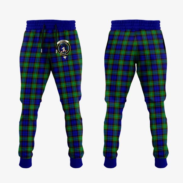 Sempill Modern Tartan Crest Jogger Sweatpants Discount