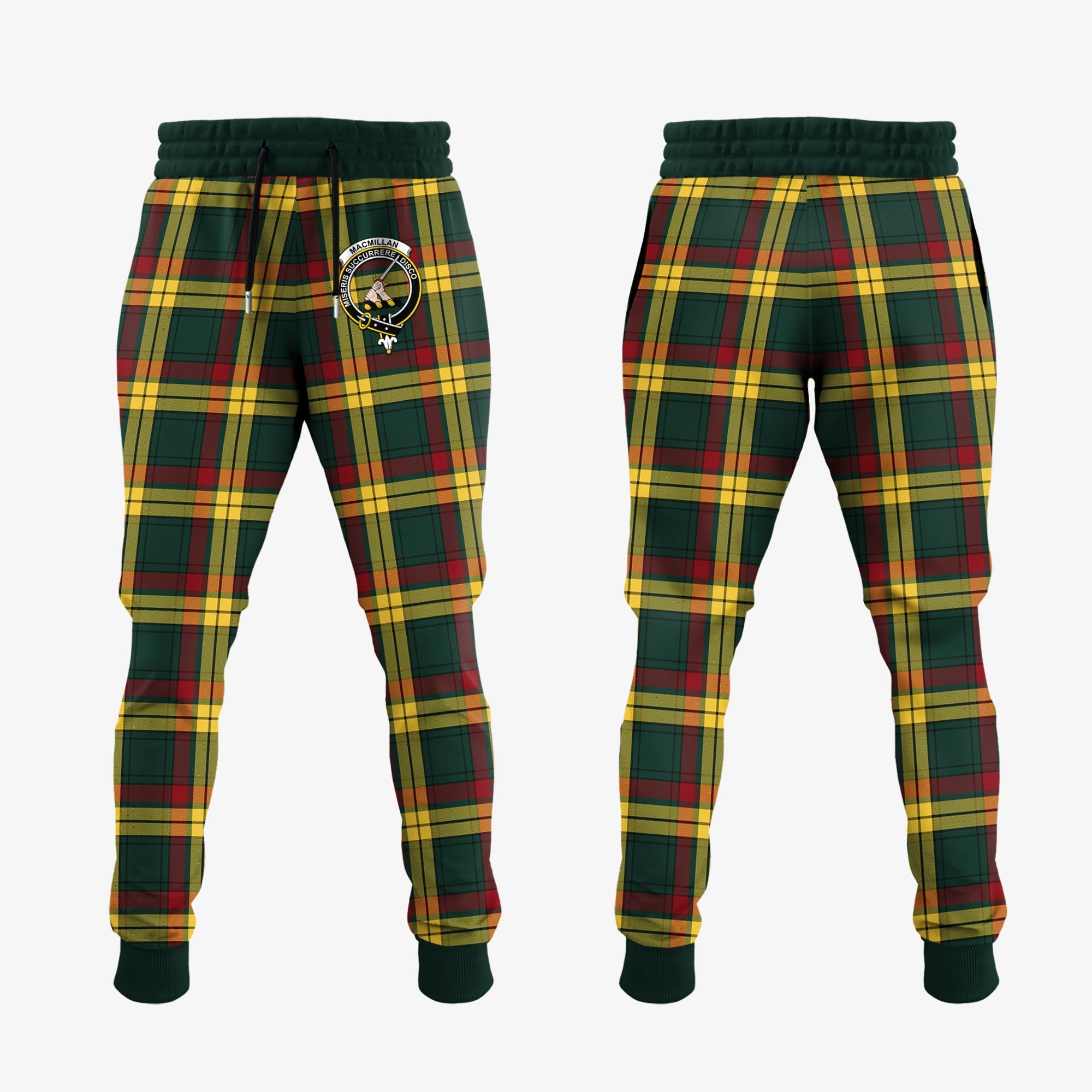 MacMillan Old Modern Tartan Crest Jogger Sweatpants Fashion