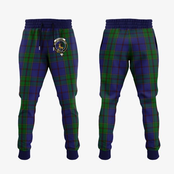 Strachan Tartan Crest Jogger Sweatpants Fashion