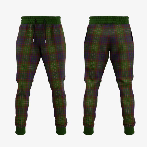 Cunningham Hunting Modern Tartan Crest Jogger Sweatpants Hot on Sale - Image 2