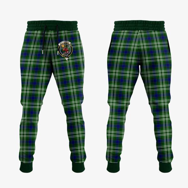 Spottiswood Tartan Crest Jogger Sweatpants Supply
