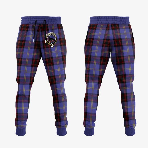 Rutherford Tartan Crest Jogger Sweatpants For Discount