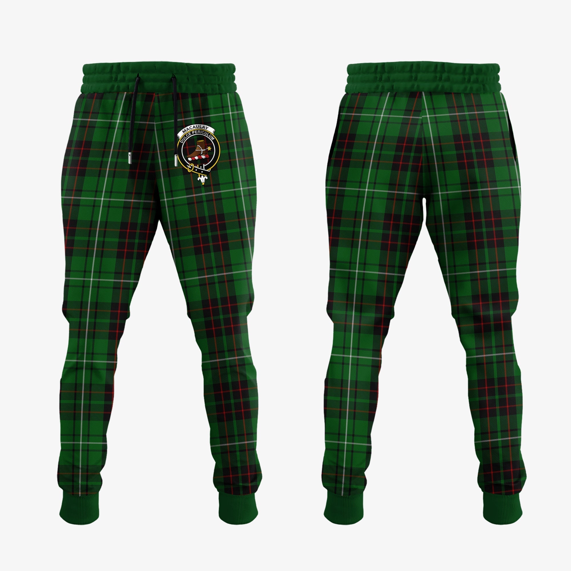 MacAulay Of Lewis Tartan Crest Jogger Sweatpants Hot on Sale