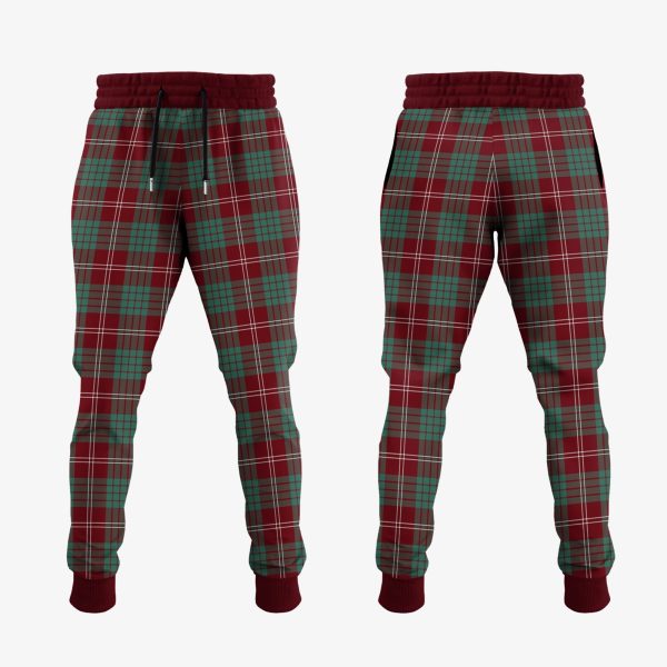 Crawford Modern Of NewZealand Tartan Crest Jogger Sweatpants Supply - Image 2