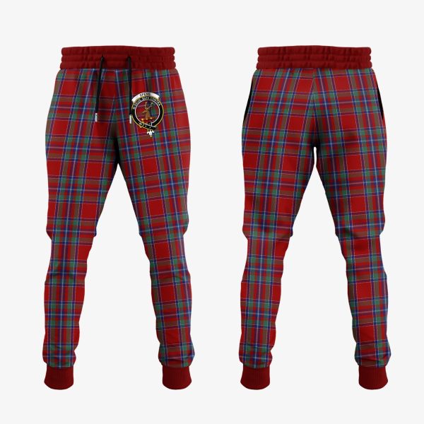 Spens Tartan Crest Jogger Sweatpants Discount