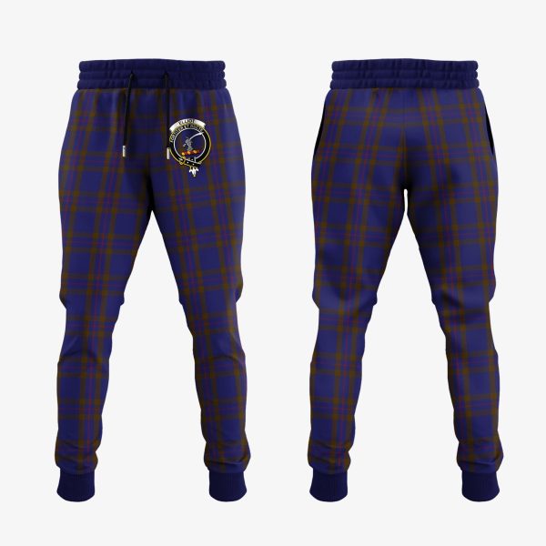 Elliot Tartan Crest Jogger Sweatpants Online Hot Sale