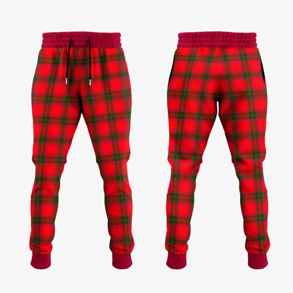 MacNab Modern Tartan Crest Jogger Sweatpants For Sale - Image 2
