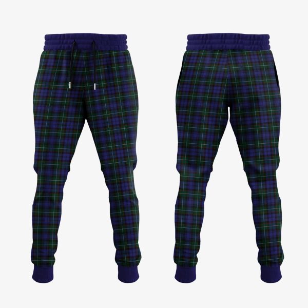 Sempill Tartan Crest Jogger Sweatpants on Sale - Image 2