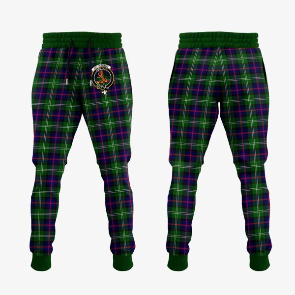 Sutherland Modern Tartan Crest Jogger Sweatpants Discount