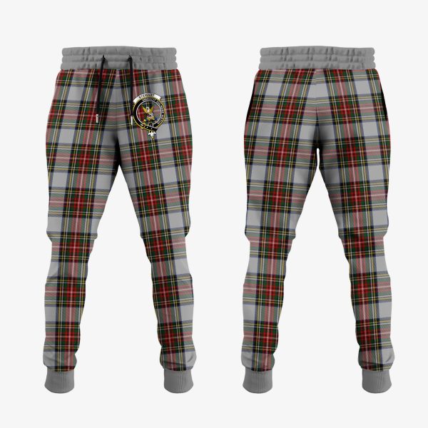 Stewart Dress Tartan Crest Jogger Sweatpants on Sale