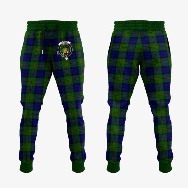 Dundas Modern Tartan Crest Jogger Sweatpants Sale