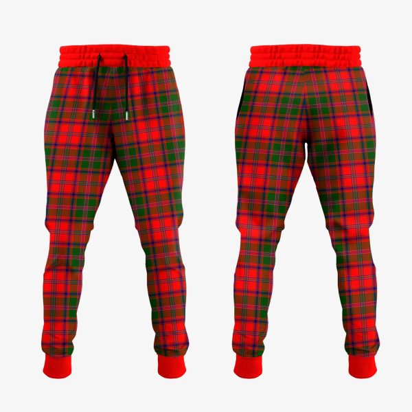 Stewart Of Appin Modern Tartan Crest Jogger Sweatpants Sale - Image 2