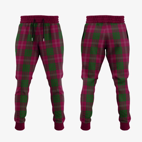 Crawford Tartan Crest Jogger Sweatpants on Sale - Image 2