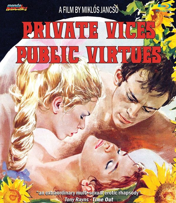 PRIVATE VICES PUBLIC VIRTUES BLU-RAY Hot on Sale