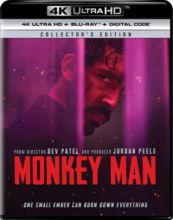 MONKEY MAN 4K UHD BLU-RAY Online now