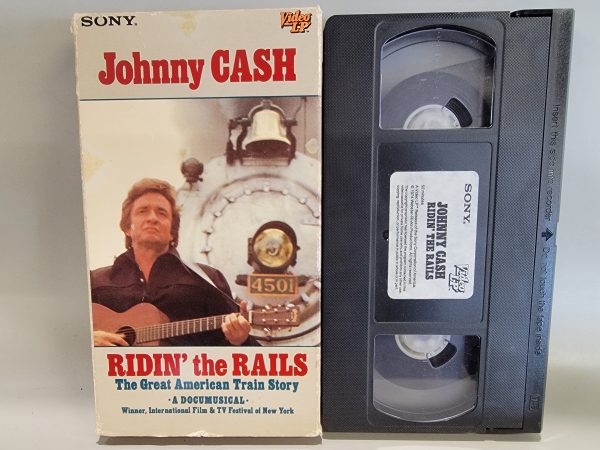 JOHNNY CASH: RIDIN  THE RAILS VHS [USED] Online Sale