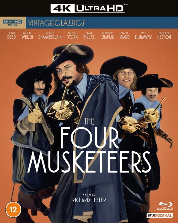 THE FOUR MUSKETEERS (REGION FREE B IMPORT) 4K UHD BLU-RAY Sale